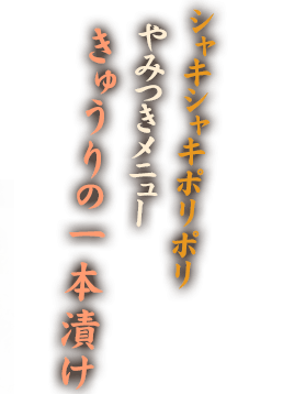 きゅうりの浅漬け